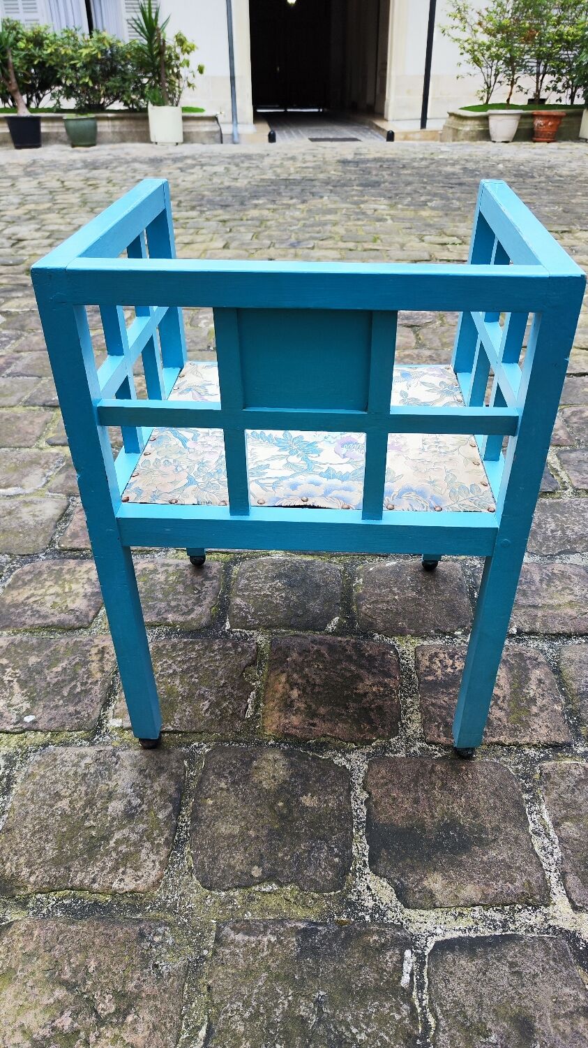 Armchair by Paul Poiret, Martine workshop edition, Georges Lepape decor - 1920