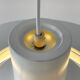Suspension Kastholm blanche par Nordisk Solar