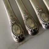 Box of 6 Boulenger knives. Antique. Monogrammed LM.