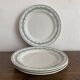 Flat plates in ironstone Gien model Austerlitz
