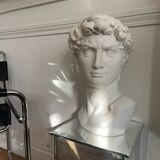 Old plaster bust of David
