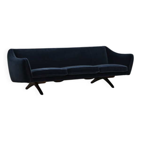 Canapé ML-90 par Illum Wikkelsø pour Mikael Laursen, années 1950, Danemark.
