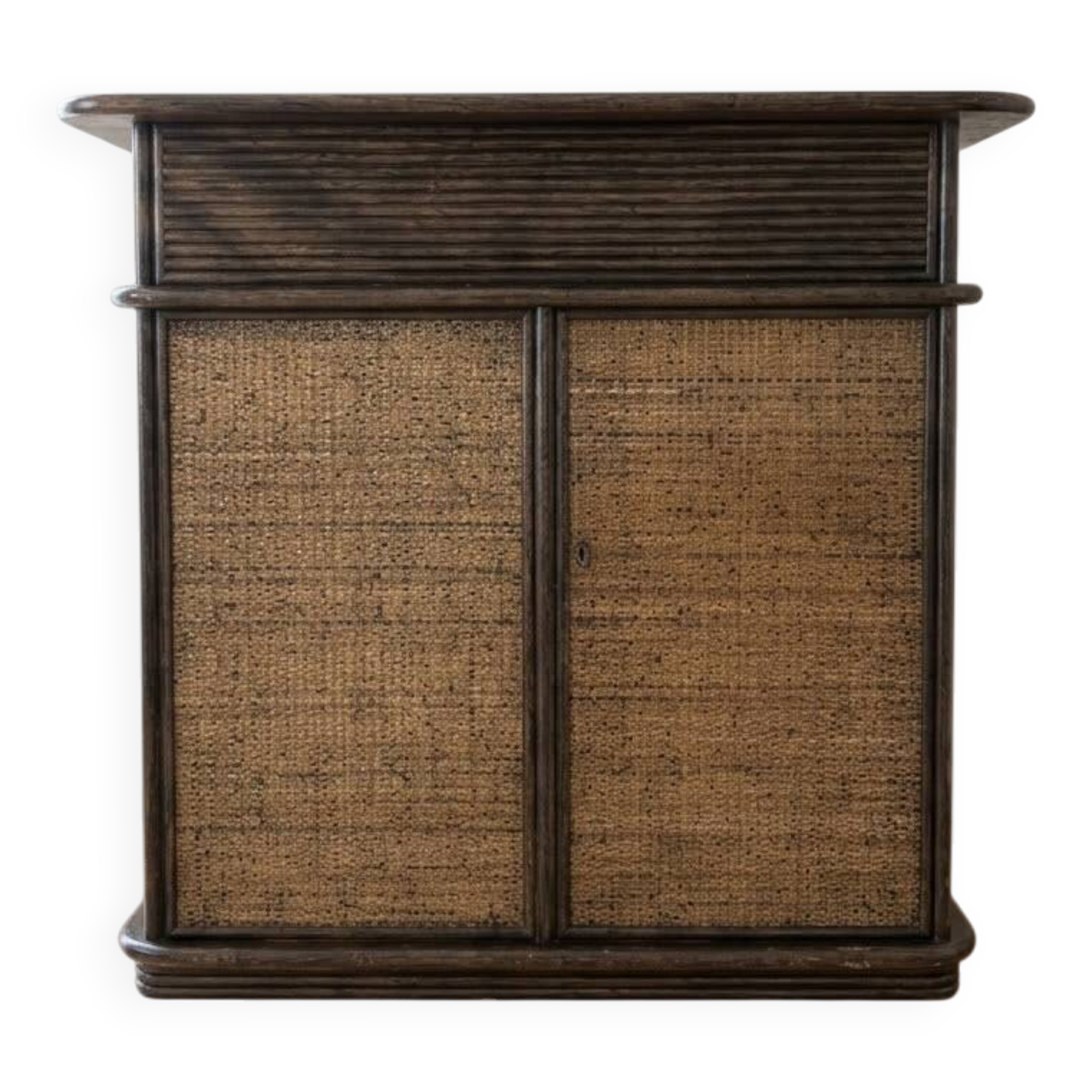 Meuble bar en bois massif