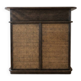 Solid wood bar cabinet