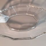 Set of 9 Art Deco Glass Faceted Ramekins