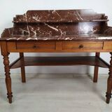 Burgundy marble dressing table