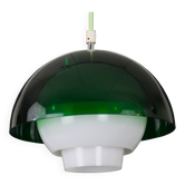 Great looking acrylic pendant lamp by Bent Karlby for ASK Lightings - Model Ergo - Denmark 70's