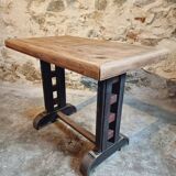 Antique oak bistro table – France, 1920s