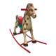 Antique mobo metal rocking horse