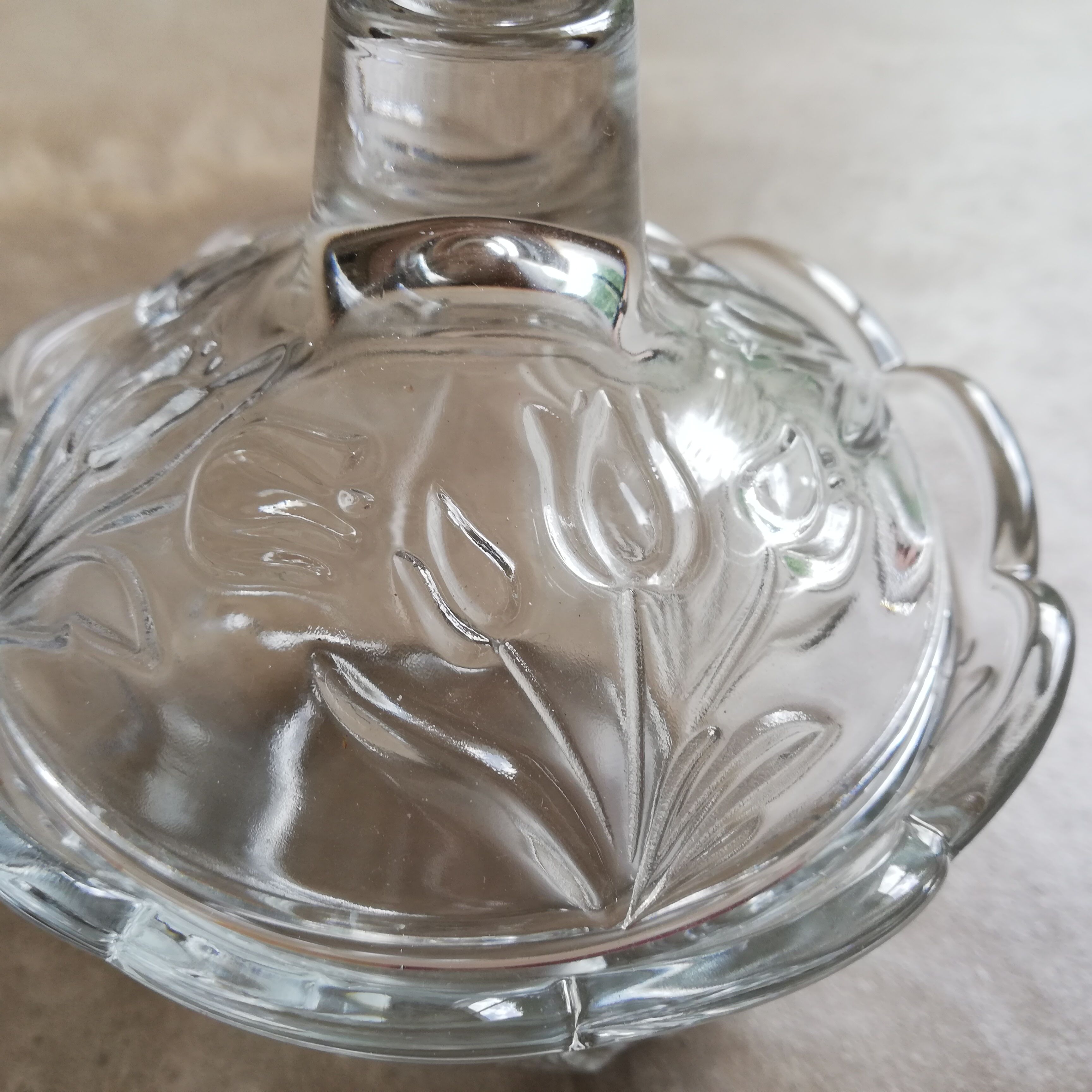 Glass candy box