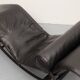 Chaise longue LC 4 Cassina Le Corbusier cuir noir