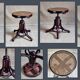 Bistro stool with screw and piano Thonet 1895-1910 ca