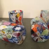 Set of 4 "Goto" water glasses from Murrisa in Murano glass, Italy