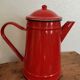 Red coffeemaker for the kitchen