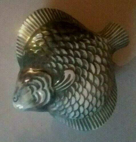 Bonbonnière en porcelaine poisson porcelaine de France