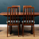 Table & 6 chaises G Plan 1960