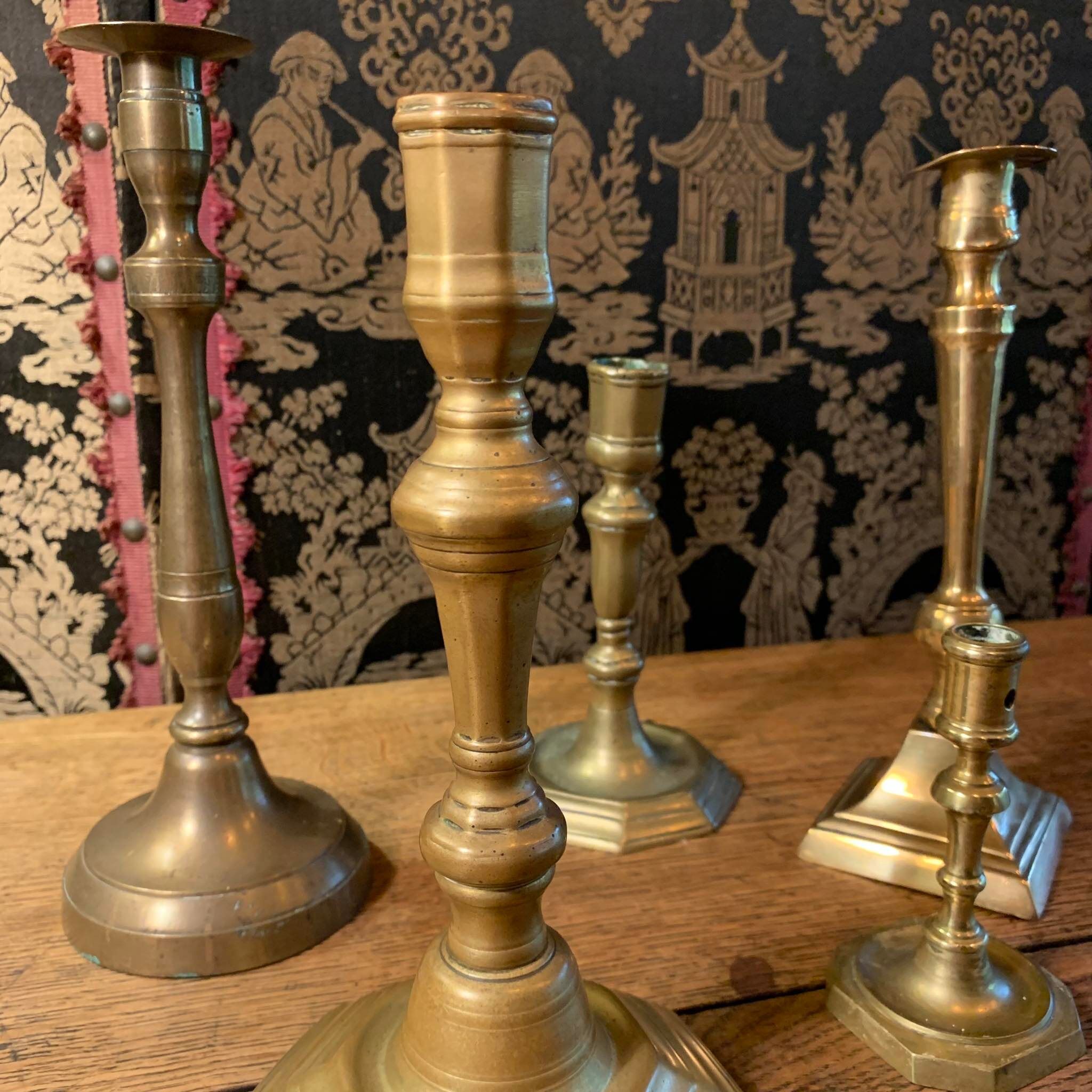 Set of candle holders