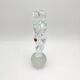 Sculpture Amoureux Verre Massif Murano 2000 Signée Mathis Zane