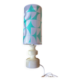 Vintage alabaster foot lamp