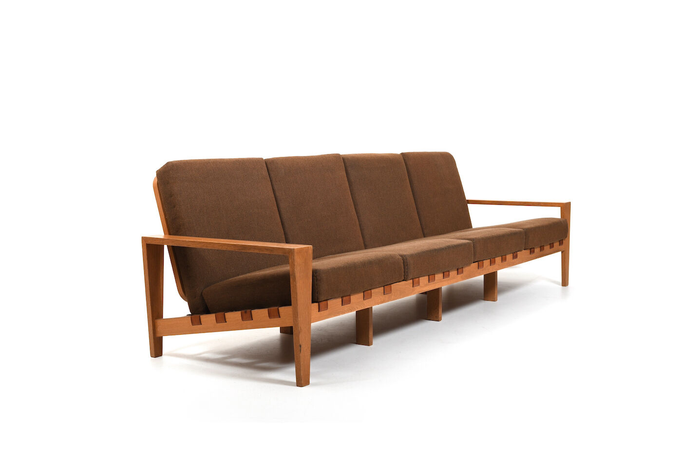 Svante Skogh large Bodo four Seater Sofa in Oak 1957