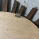 Rattan sun mirror