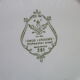 Set of 6 dessert plates in Porcelain N.Fontebasso Swiss Landscape