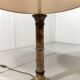 Set of 2 large marble table lamps 1970's