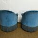Pair of toad armchairs