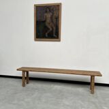 Solid oak bench from the 60s