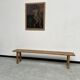 Solid oak bench from the 60s
