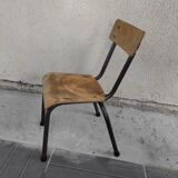 Chaise écolier enfant chaise de maternelle 1960