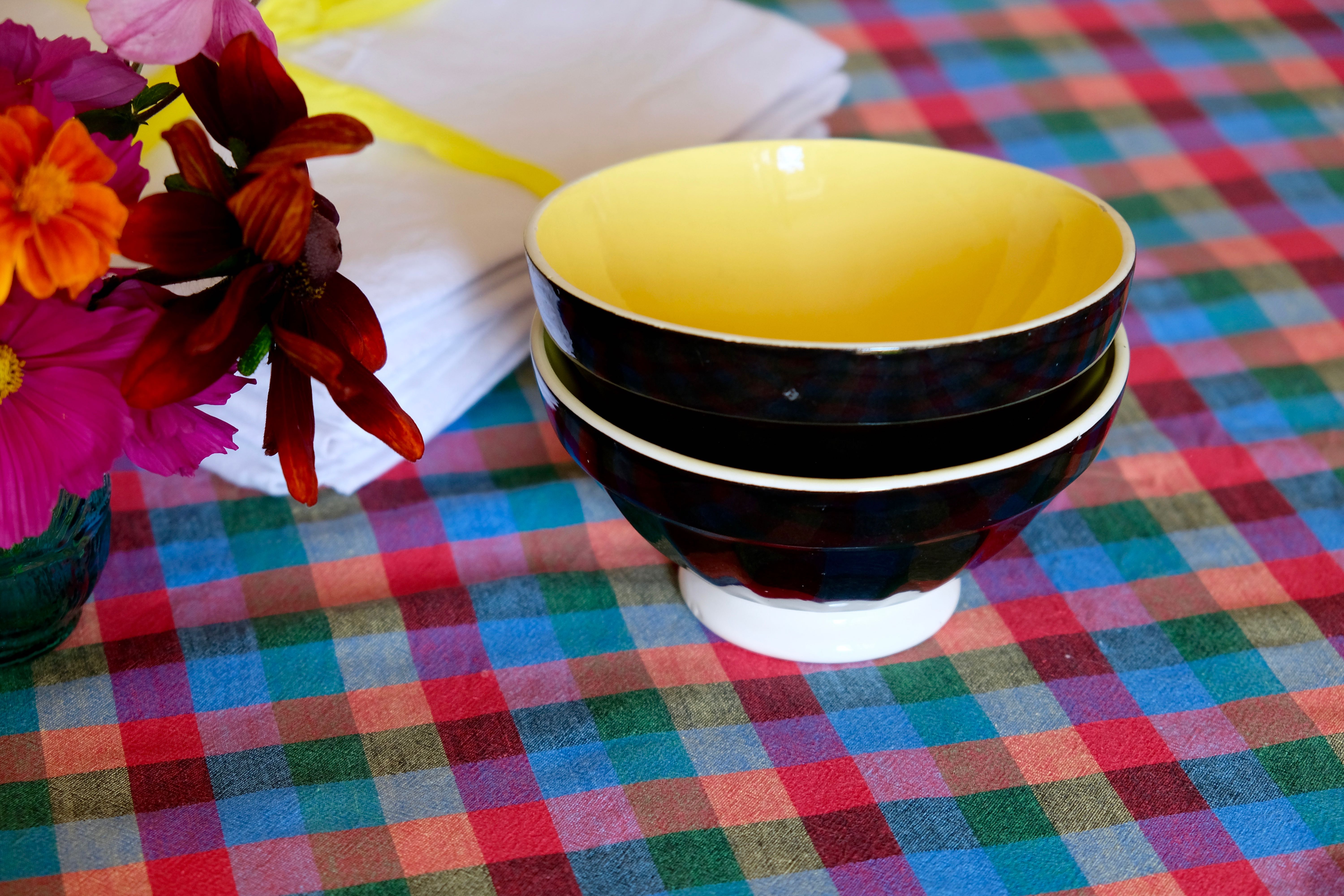 Set 2 bowls Digoin Sarreguemines