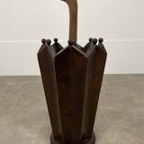 Art Deco wooden umbrella stand