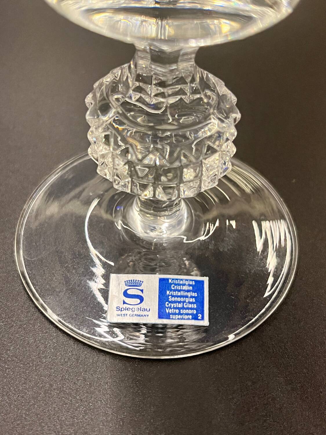 Set of 4 Speigelau champagne flutes