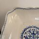 Old Dish Basket Vegetable Dish Earthenware Gien Rouen Renaissance Blue Model