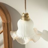 Suspension ou baladeuse tulipe vintage