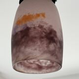 Art Deco ceiling light with four lights signed DEGUÉ (David Gueron)