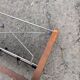 Coat rack hat hangers metal chrome modernist vintage