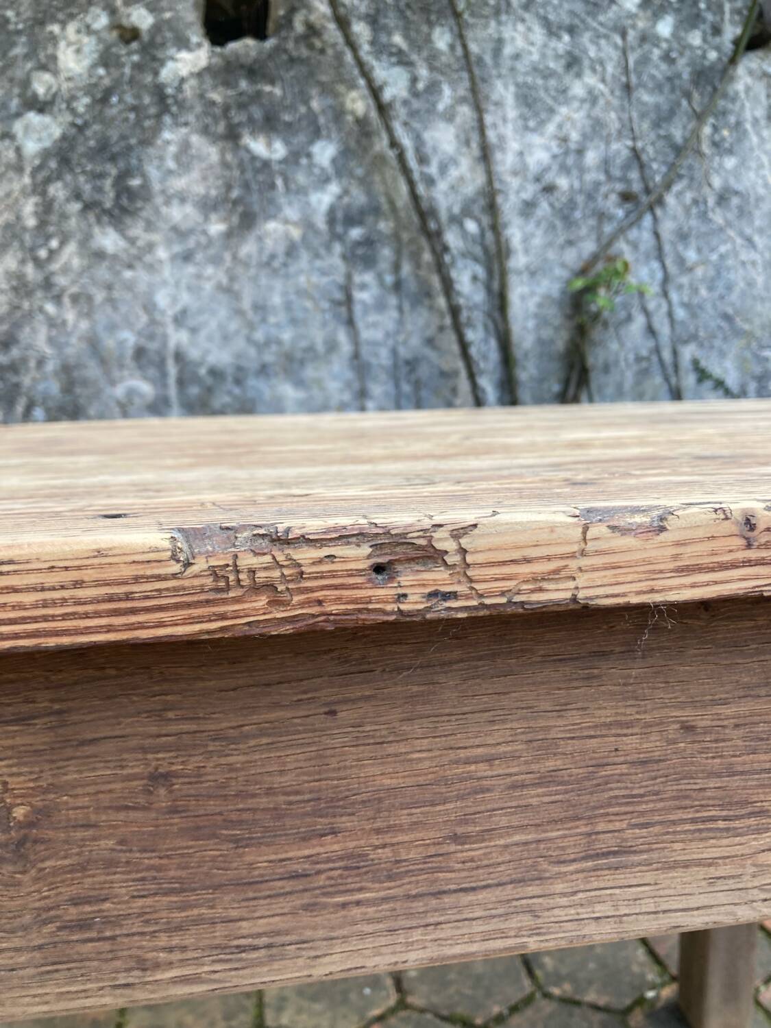 Old farmhouse table