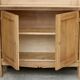 Rare: solid blonde oak secretary from the 1940s/50s. Designer.