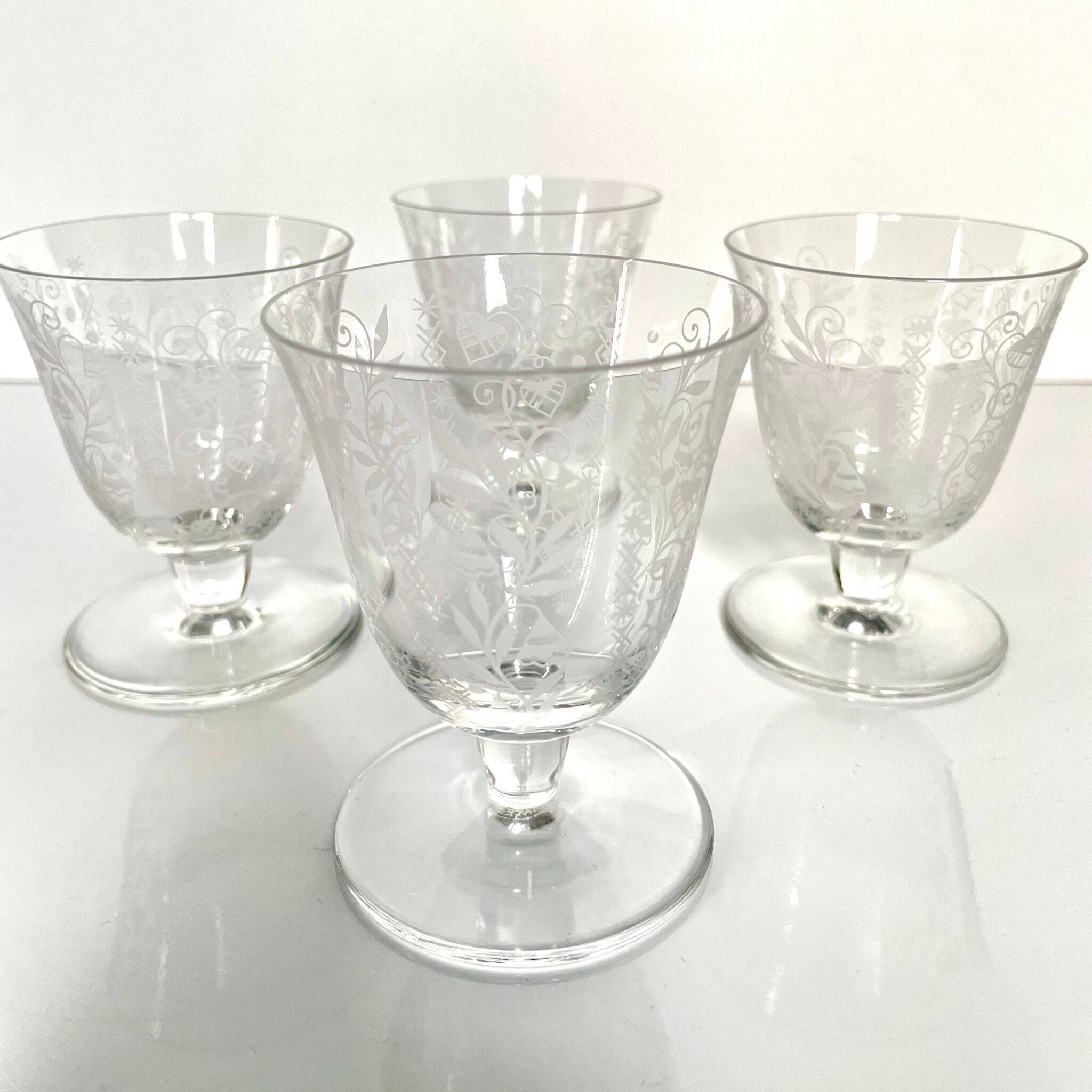 4 Baccarat Crystal Glasses - Argentina Model