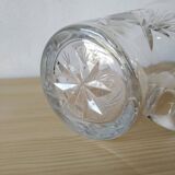 Pichet à eau en cristal taillé ancien