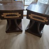 Lot de deux tables de chevet