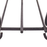Table basse moderniste, teck et céramique, 1950