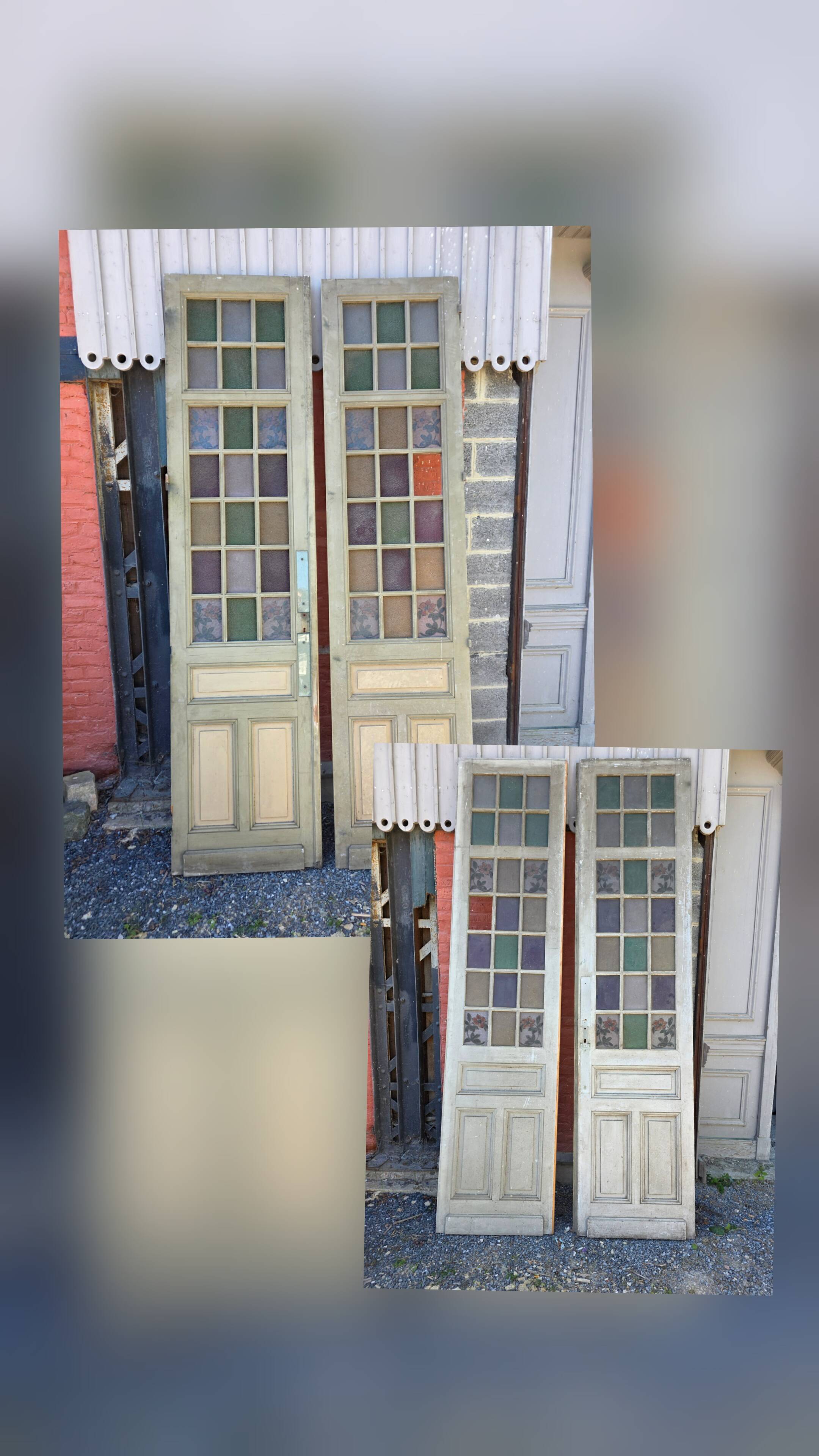 Pair of partition doors from the 19th century.