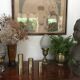 Scandinavian brass candle holders circa 1950