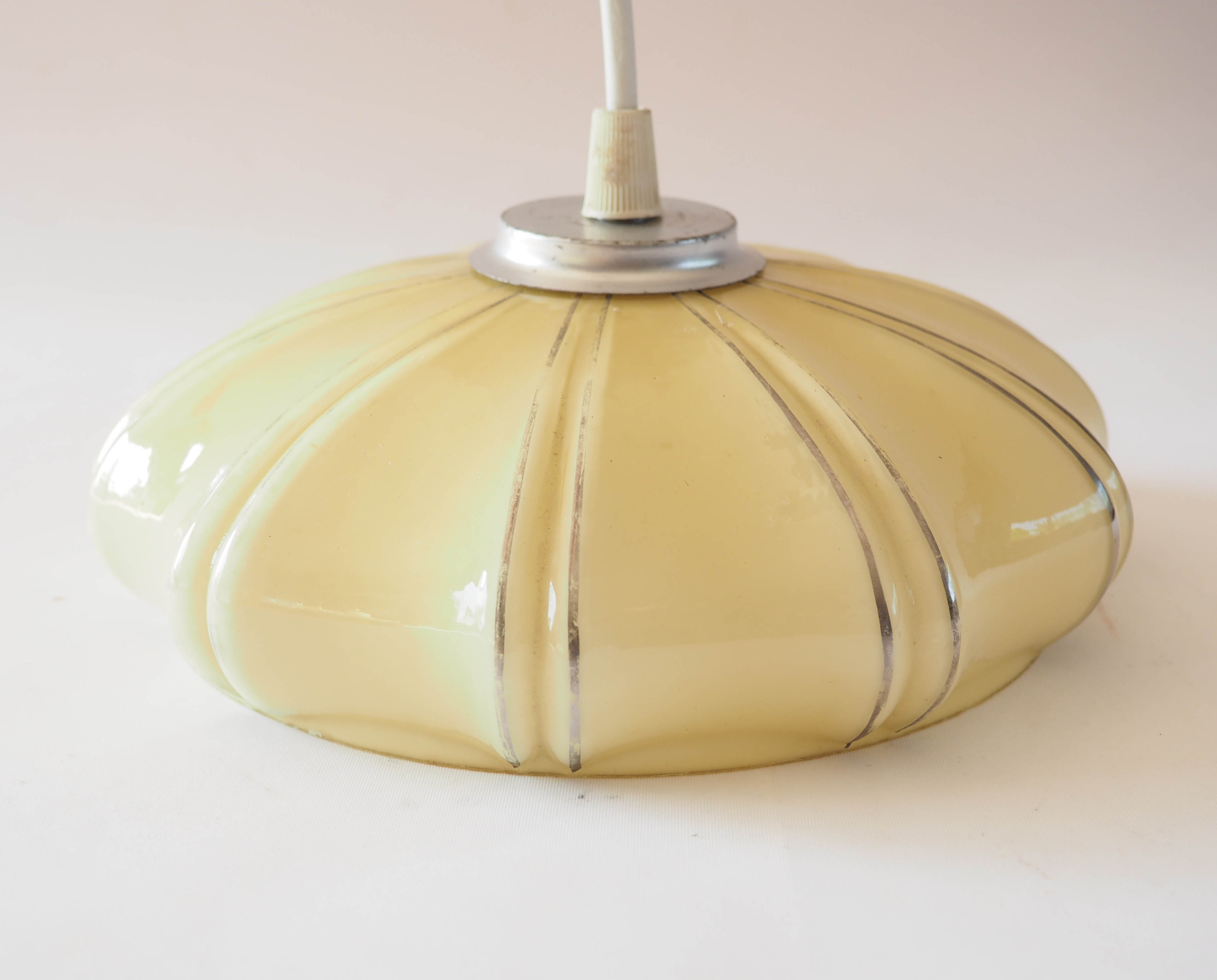 1940s glass suspension