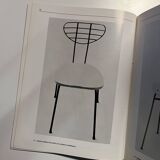 Set of 4 modernist mid-century radar chairs 1950s Belgium