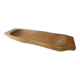 Large solid wood bowl, hand carved