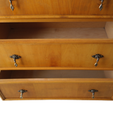 Small dresser in vintage blond walnut